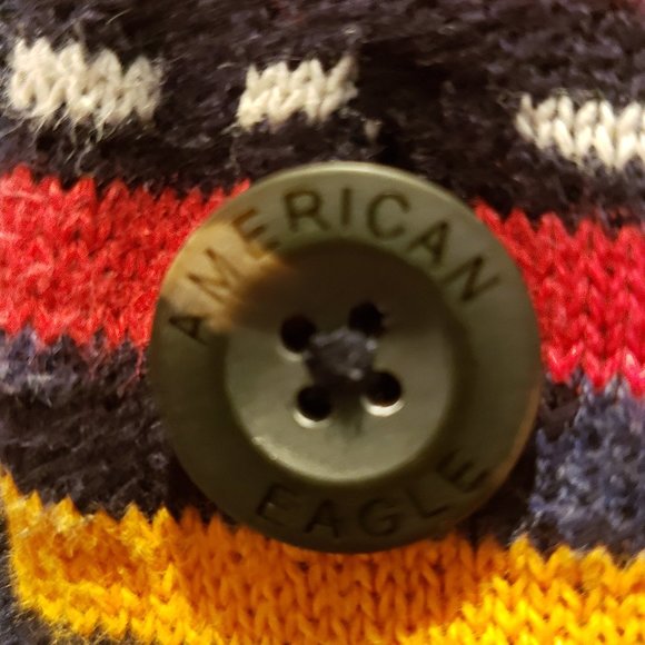 American Eagle Outfitters Men's Southwestern Hooded Sweater, Size: L - Picture 6 of 16